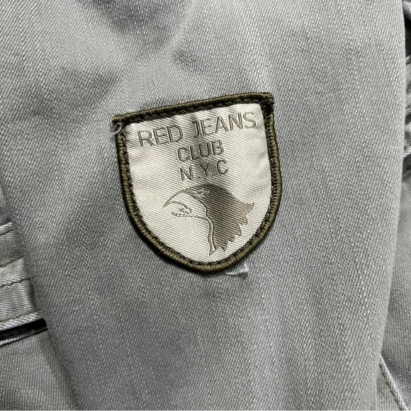 SOLD- Red Jeans NYC Women’s Military Cargo Dress Size Small - Picture 5 of 7